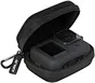 Small case (device NOT included) for GoPro Hero 12/11/10/9/8/7/6/5/4/3 and DJI Osmo Action with silicone outer frame, GoPro Hero 9/8 only + 1 battery, or GoPro Hero 7/6/5/4/3 only + 2 batteries;  Davola, DBPOWER, FITFOR and JEEMAK ACT74R.